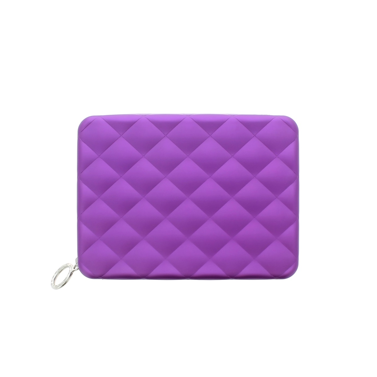 OGON Aluminum Wallet Quilted Passport - Purple